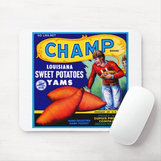 Champ Sweet-aardappelen Muismat (Met muis)