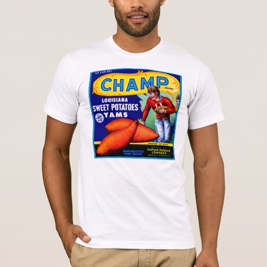 Champ Sweet-aardappelen T-shirt (Voorkant)