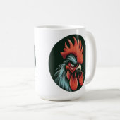"Champ the Grumpy Rooster" Mug Koffiemok (Voorkant rechts)