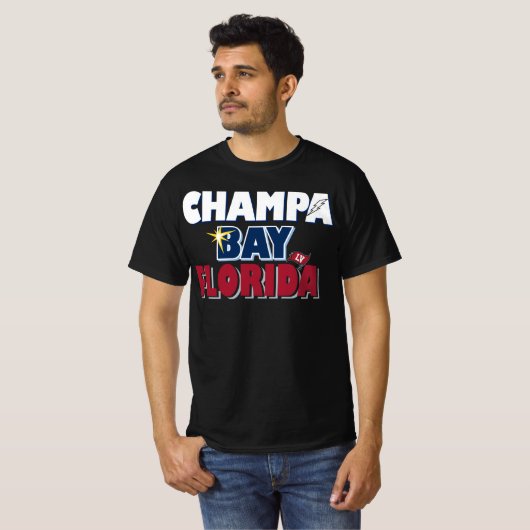 CHAMPA BAY FLORIDA T-SHIRT (Voorkant volledig)