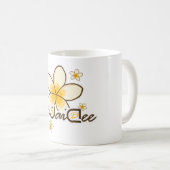 champabloem koffiemok (Voorkant rechts)