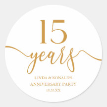 Champagne 15e bruiloft Jubileum