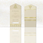 Champagne All in One Christmas Event Uitnodiging