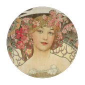 Champagne Alphonse Mucha Cutting Board Snijplank (Voorkant)