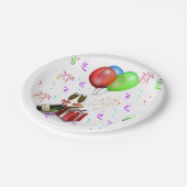 Champagne and Confetti New Years Papieren Bordje (Gekanteld)