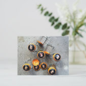 Champagne, baby. briefkaart (Staand voorkant)