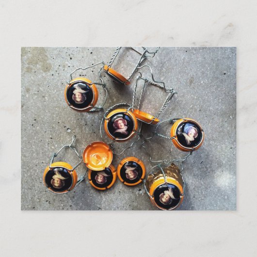 Champagne, baby. briefkaart (Voorkant)