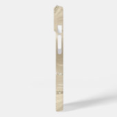 Champagne Background White Glitter Case-Mate iPhone Case (Achterkant / Links)