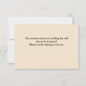 Champagne Bedankt voor je kaarten (Achterkant)