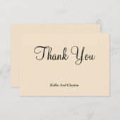 Champagne Bedankt voor je kaarten (Voorkant / Achterkant)