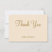 Champagne Bedankt voor je kaarten (Voorkant)