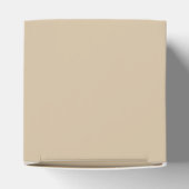Champagne Beige Bedankdoosjes (Bovenkant)