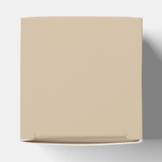 Champagne Beige Bedankdoosjes (Bovenkant)