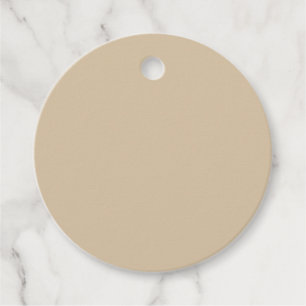Champagne Beige Bedankjes Labels
