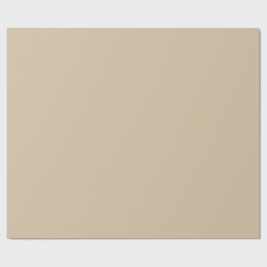 Champagne Beige Cadeaupapier (Vlak)