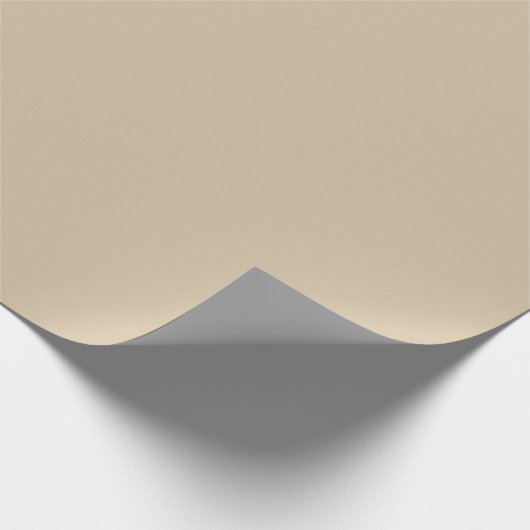 Champagne Beige Cadeaupapier (Hoek)