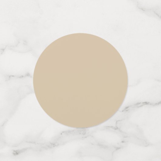 Champagne Beige  Confetti (Kleine voorkant)