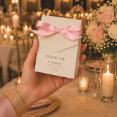 Champagne Beige Debut Favor Doos Bedankdoosjes