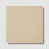 Champagne Beige Gastenboek (Voorkant)