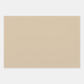 Champagne Beige  Inpakpapier Vel (Voorkant 3)