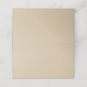 Champagne Beige Plaatskaartje (Buitenkant ongevouwen)
