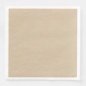 Champagne Beige Servet (Voorkant)