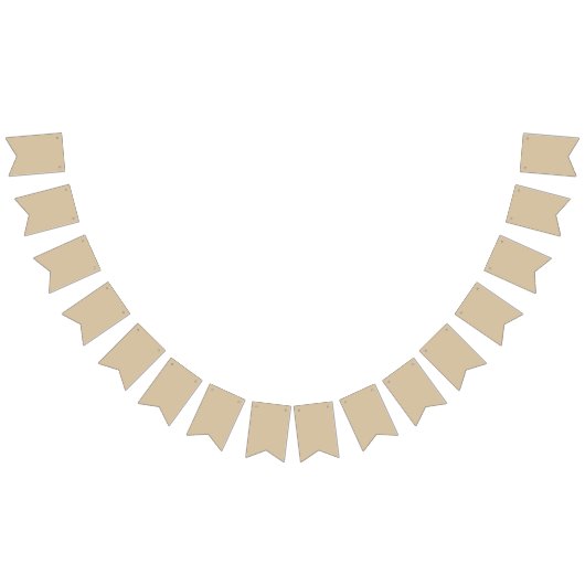 Champagne Beige Vlaggetjes (Alle)
