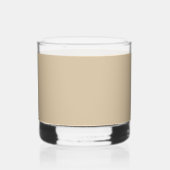 Champagne Beige Whisky Glas (Achterkant)