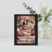 Champagne Biscuits 1896 Briefkaart (Staand voorkant)