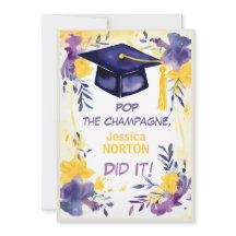 🎓Champagne Bloesems Afstuderen