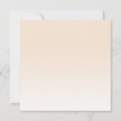 Champagne Blush en Terracotta Pampas Grass Floral Kaart (Achterkant)