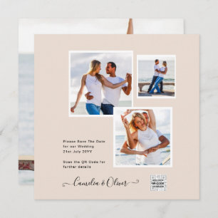 Champagne Blush PHOTO Weddenschap QR Code