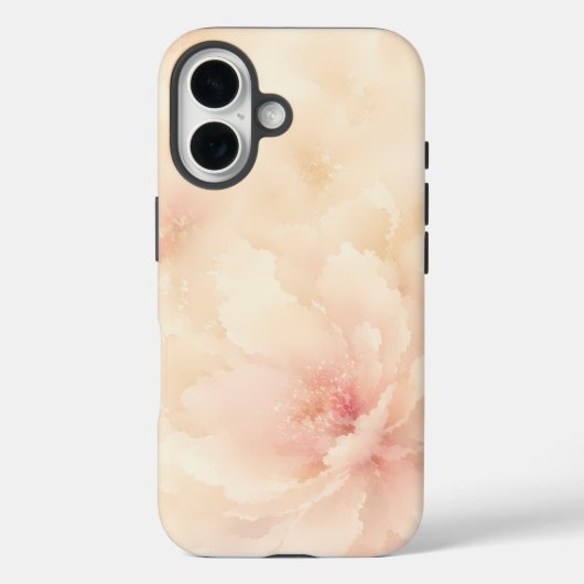 Champagne Blush Waterverf Bloem Case-Mate iPhone Case (Achterkant)