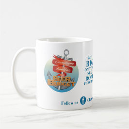 Champagne Boating on a Beer Budget Coffee Cup! Koffiemok