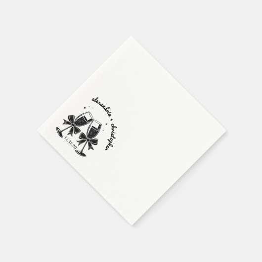 Champagne Bogen Servet (Hoek)