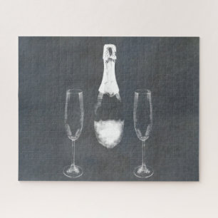 Champagne Bottle Legpuzzel