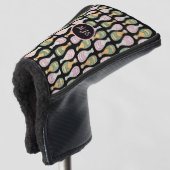Champagne Bottle Pattern Dames Golf Head Hoesje Golfheadcover (3/4 voorkant)