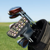 Champagne Bottle Pattern Dames Golf Head Hoesje Golfheadcover (Insitu)