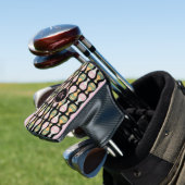 Champagne Bottle Pattern Dames Golf Head Hoesje Golfheadcover (Insitu)