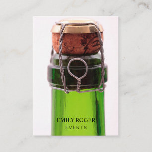 Champagne Bottle Visitekaartje