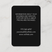 Champagne Bottle Visitekaartje (Achterkant)