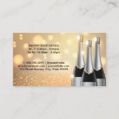 Champagne Bottles | Whisk Visitekaartje (Achterkant)