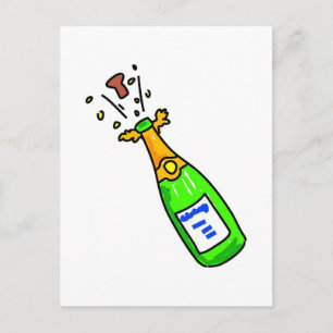 champagne briefkaart