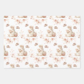 Champagne bruiloft inpakpapier vel (Voorkant)