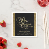 Champagne bruiloft servetten (Insitu)