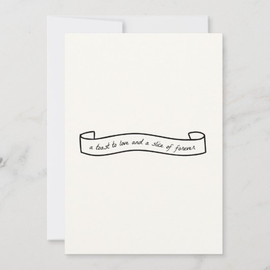 Champagne bruiloft uitnodiging (Achterkant)