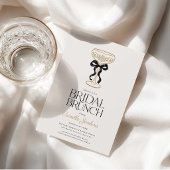 Champagne Bruiloftsbrunch Uitnodiging