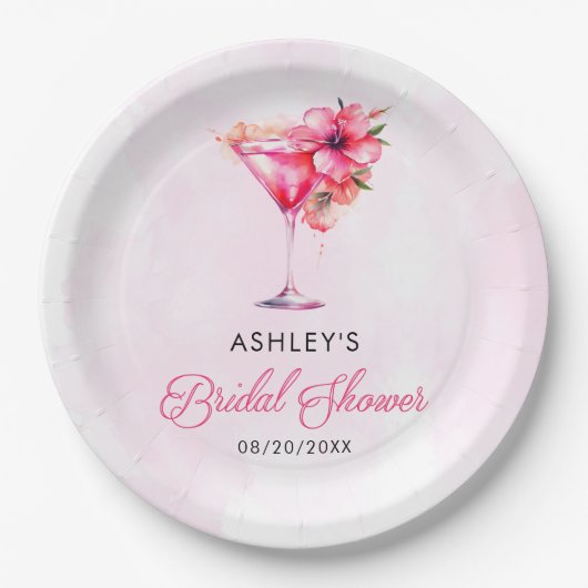 Champagne Bruiloftsfeest Papieren Bordje (Voorkant)