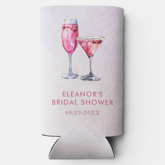 Champagne Bruiloftsfeest Seltzer Blikjeskoeler (Achterkant)