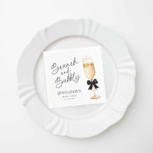 Champagne Bruiloftsfeest Servet